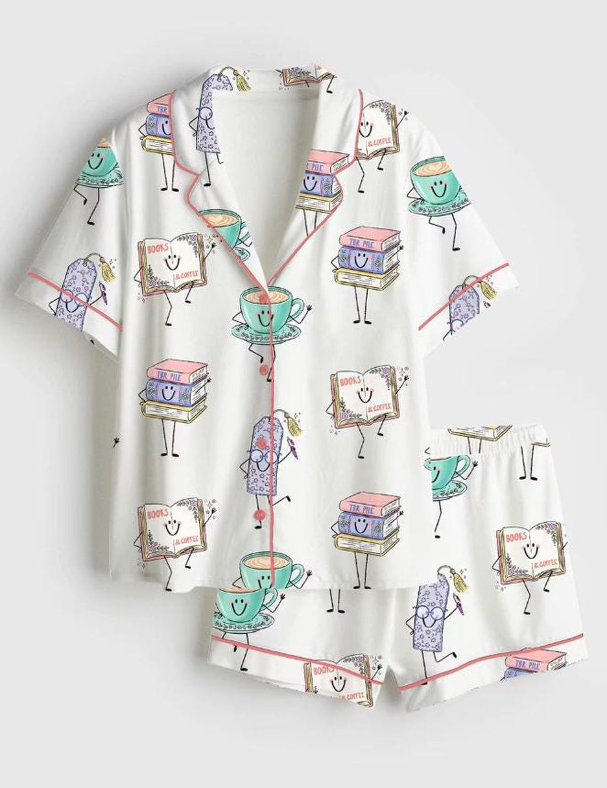 Bookish Pajamas: Coffee and Books Pjs for Book Lovers - Cozy Loungewear Gift