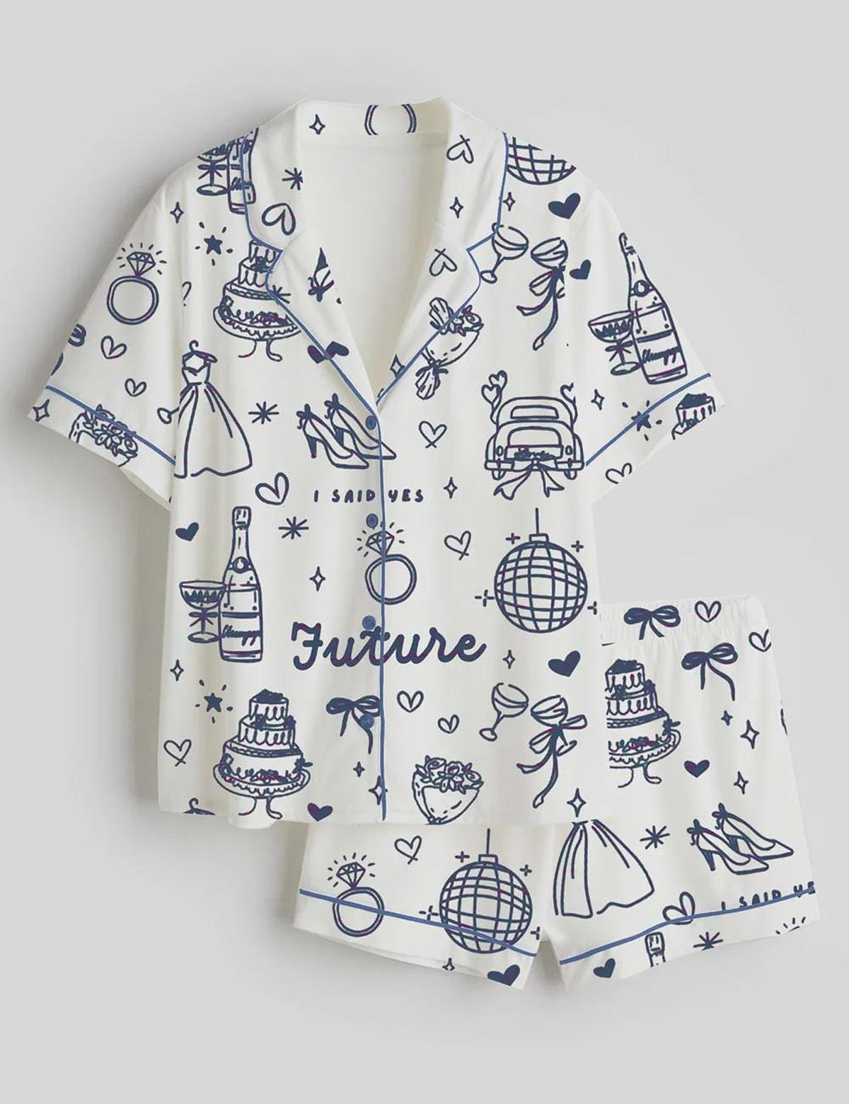 Bridal Pajama Set - Future Mrs Loungewear - Bachelorette Party Gift