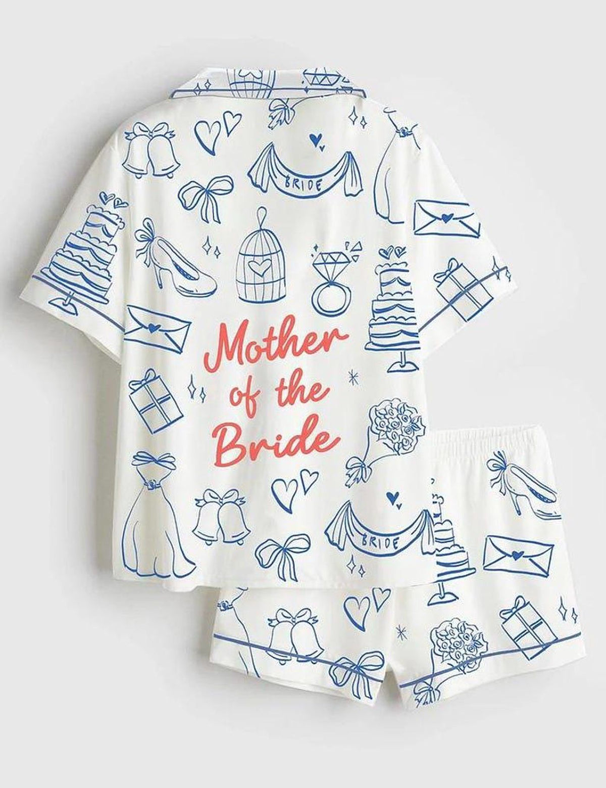 Bride Pajama Set Bridal Shower Wedding Sleepwear Gift