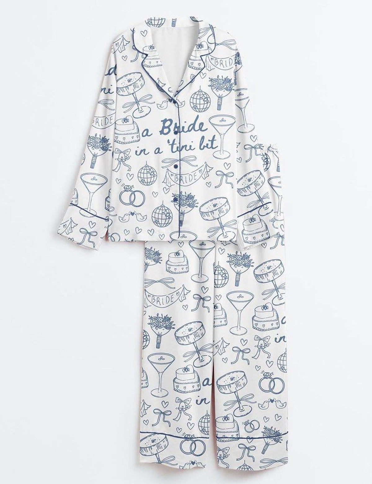 Bride To Be Pajama Set Bachelorette Bridal Honeymoon Gift Women