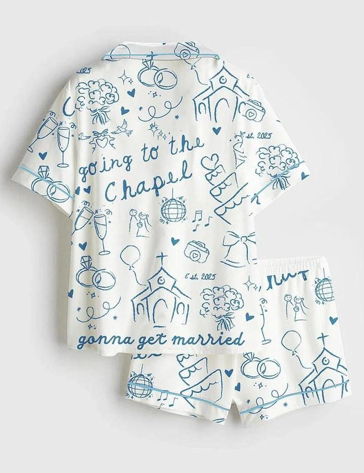 Bride To Be Pajama Set Wedding Bridal Shower Bachelorette Sleepwear Women