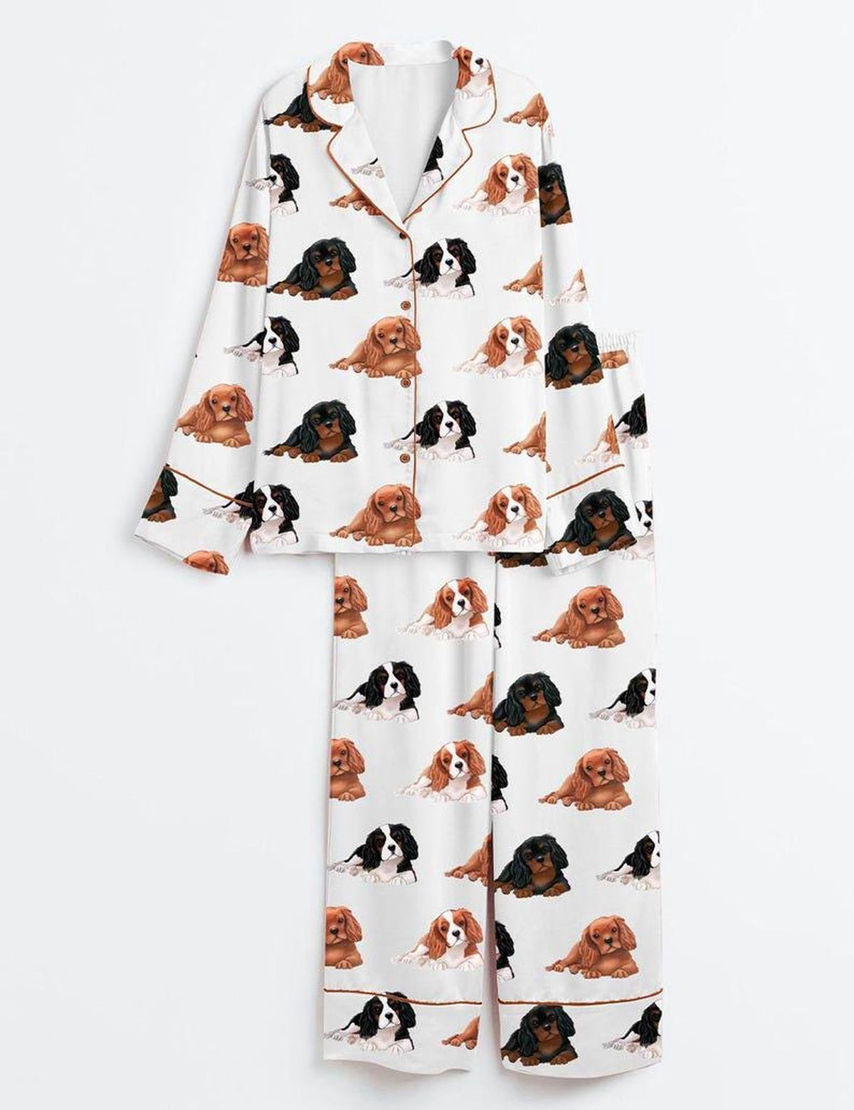 Cavalier King Charles Dog Pajamas Women Set Gift