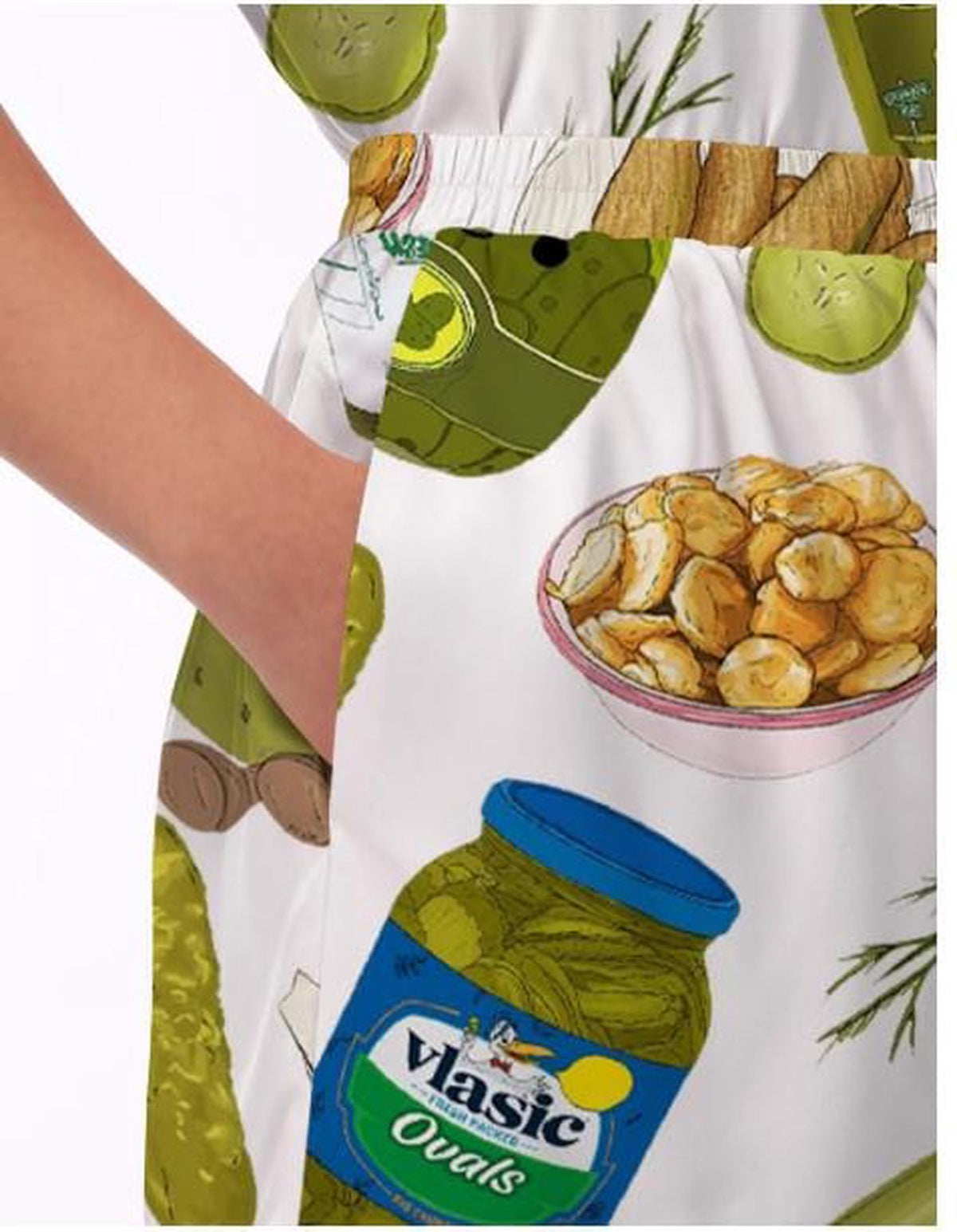 Coquette Pickle Satin Pajama Set - Pickle Lover Sleepwear for Women