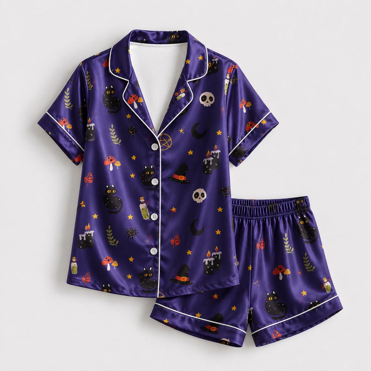 Cozy Matching Halloween Pajama Sets Fun Spooky Sleepwear & Fall Loungewear