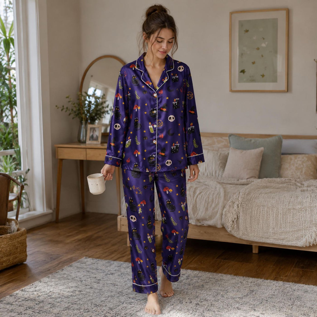 Cozy Matching Halloween Pajama Sets Fun Spooky Sleepwear & Fall Loungewear