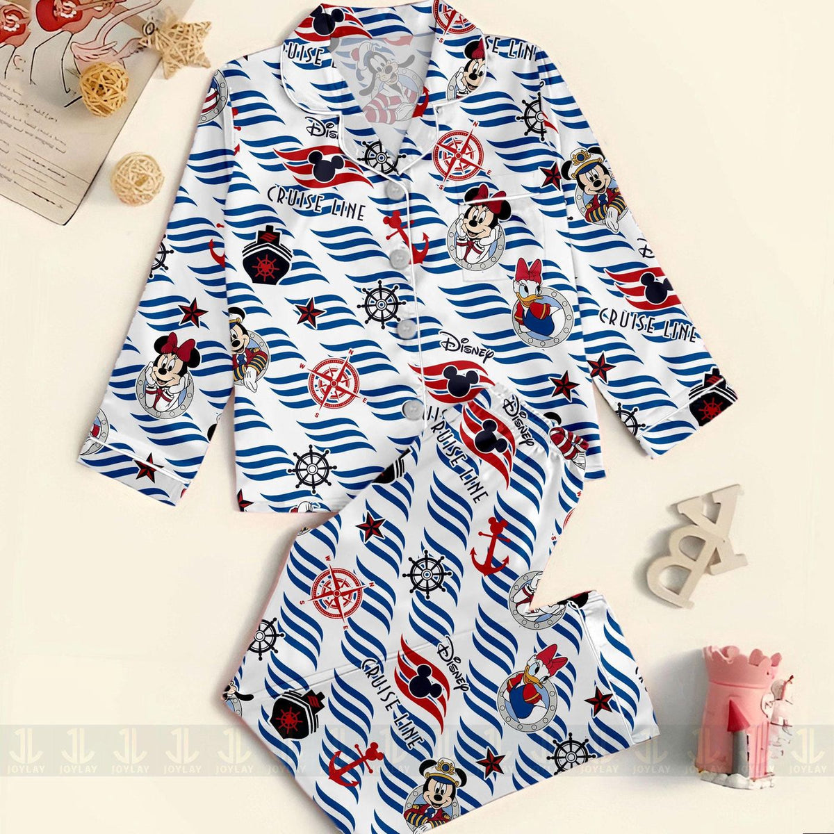 Cruise Mouse Minnie Pirate Trip Pajamas Men Women Kids