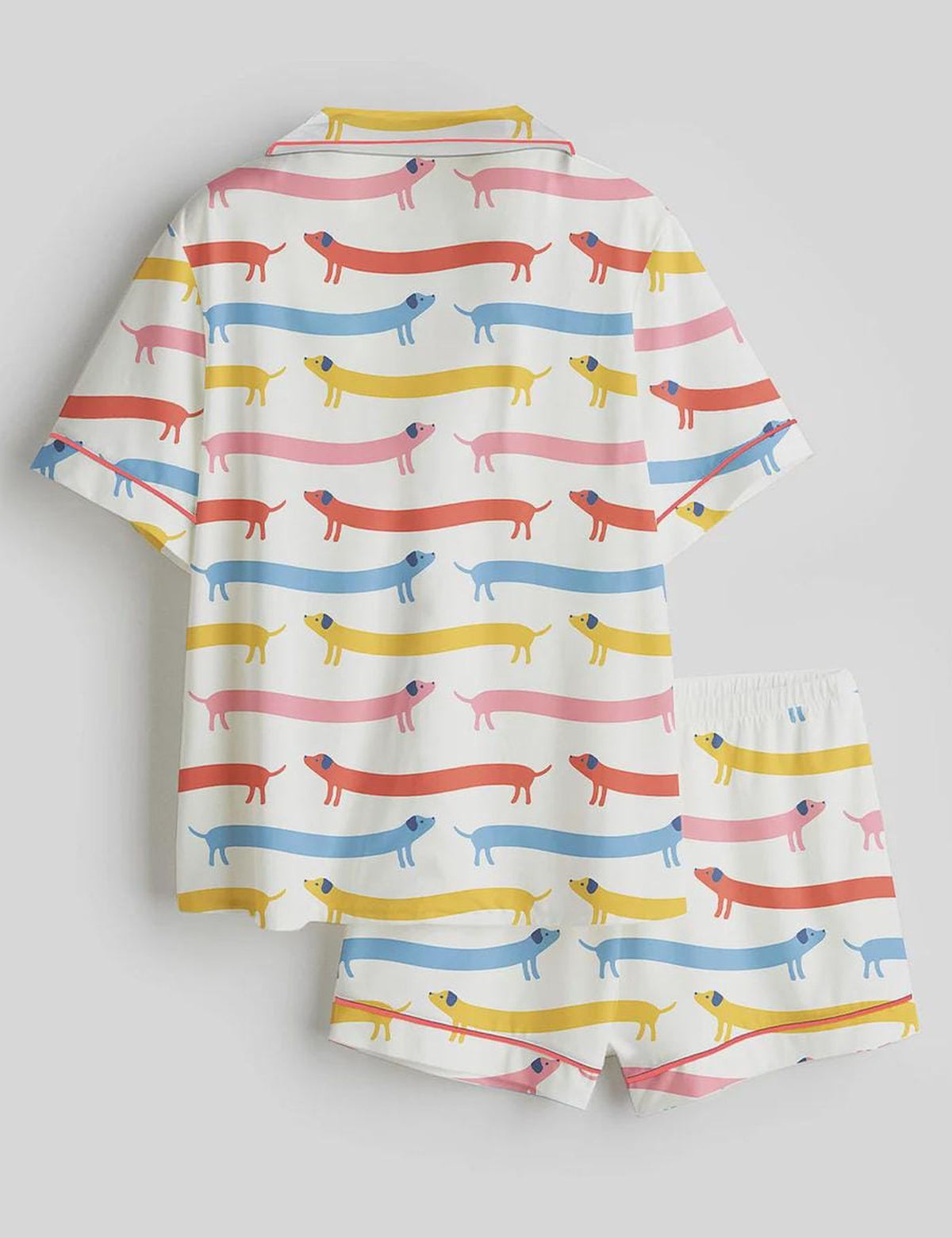Dachshund Women s Pajama Set Dog Lover Satin Sleepwear