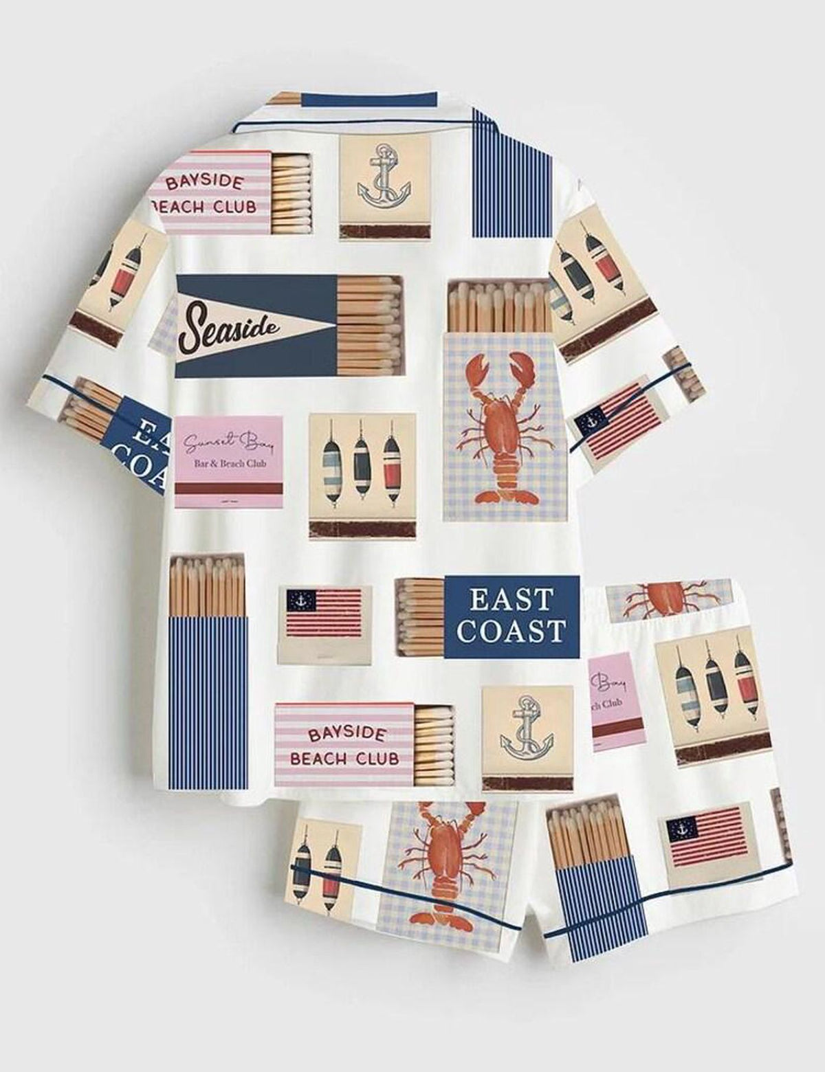 East Coast Beach Club Women s Pajama Set