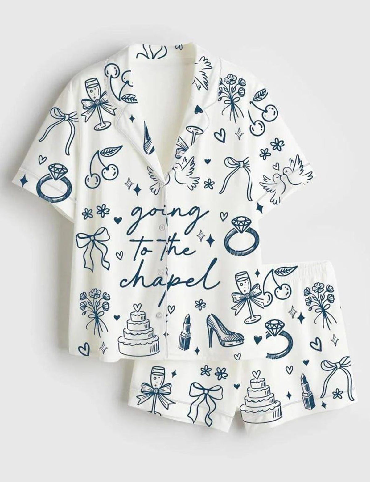 Bride To Be Pajama Set Wedding Morning Bachelorette Sleepwear