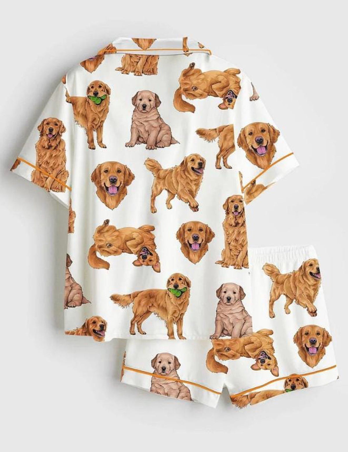 Golden Retriever Pajamas Set: Perfect Dog Mom Gift for Pet Lovers