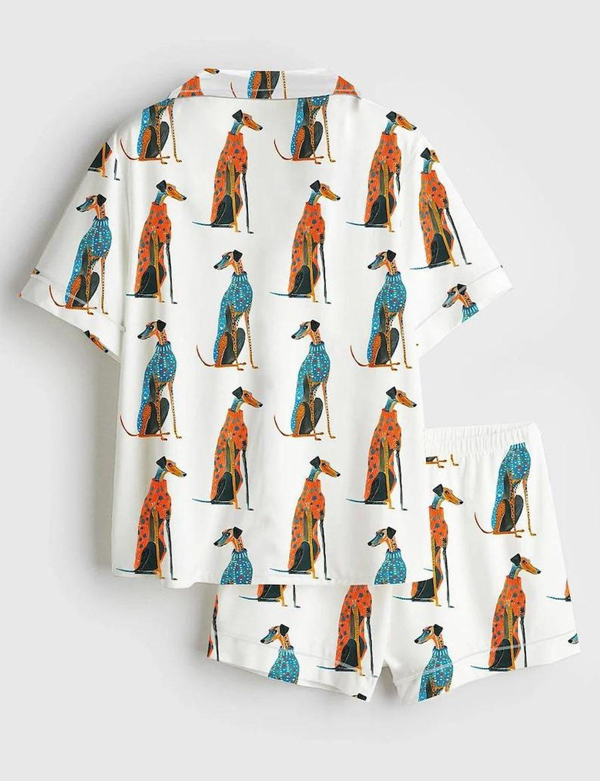 Greyhound Lover Women s Dog Print Pajama Set