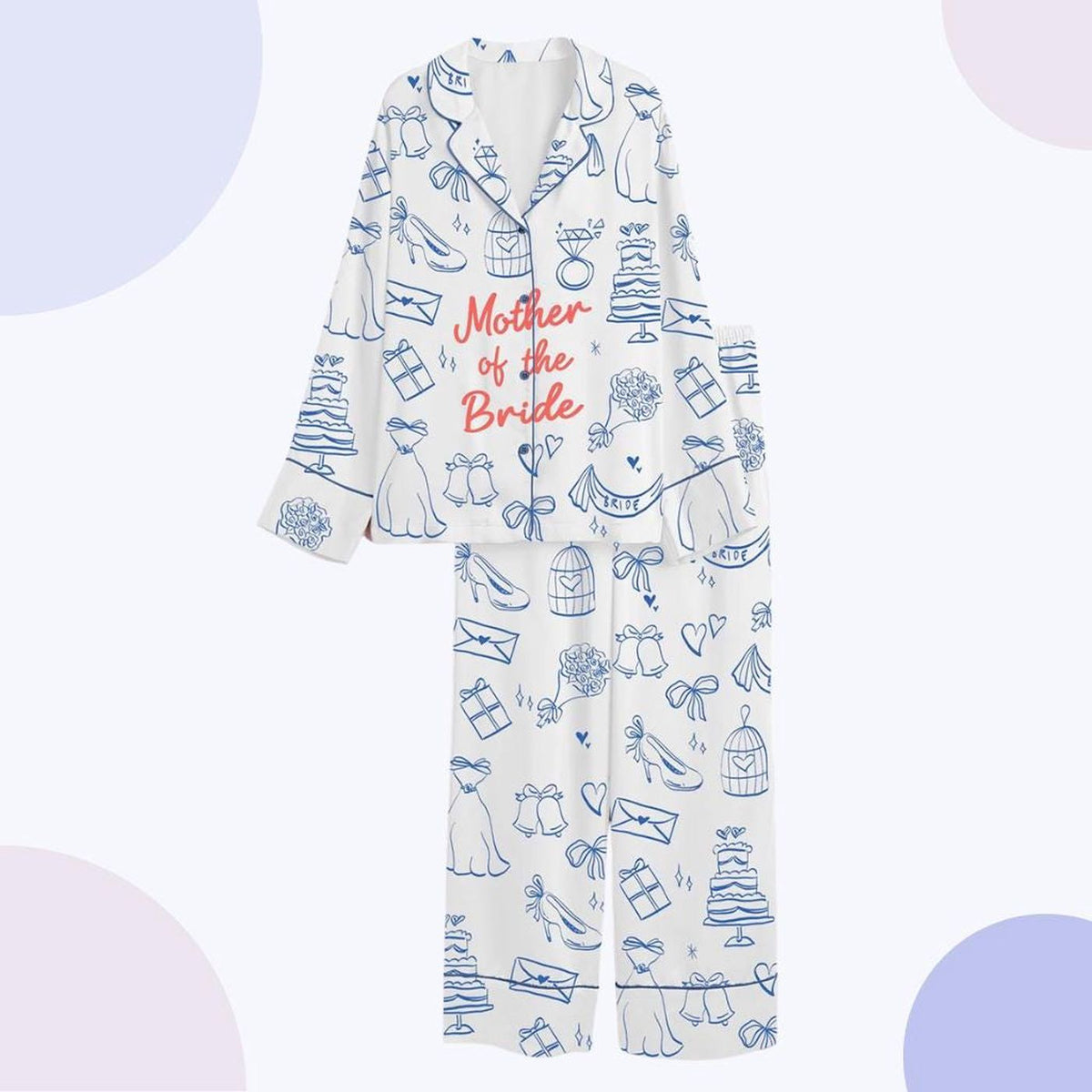 Mother of the Bride Pajamas: Wedding Morning Sleepwear Set