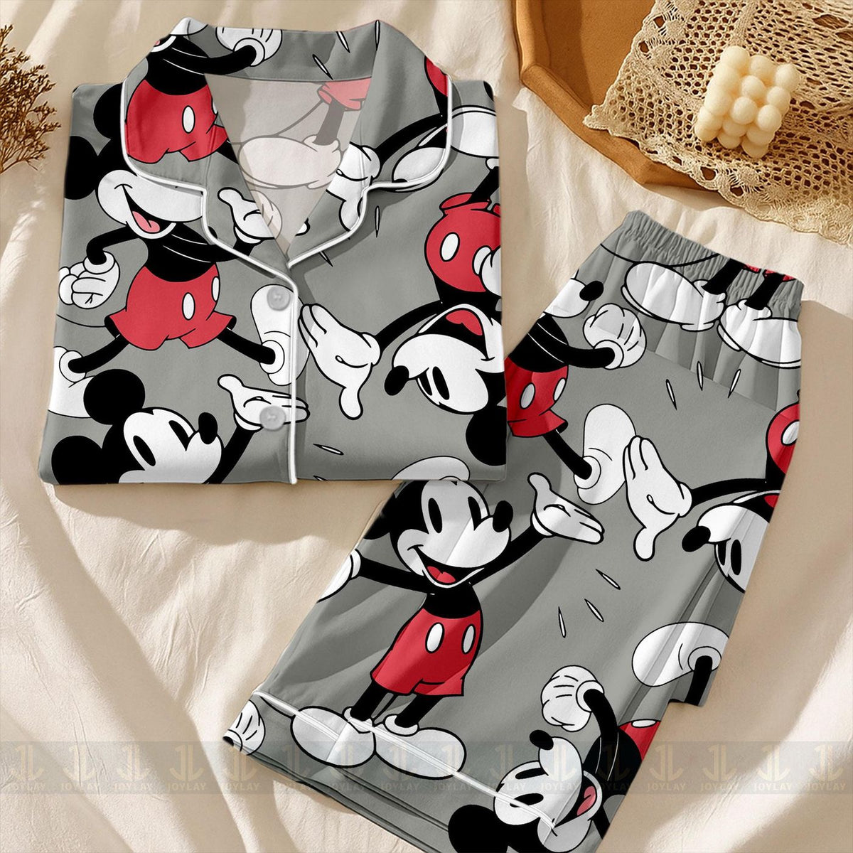 Mickey Mouse 1928 Pajamas Set Unisex Spooky Season Long & Short Styles