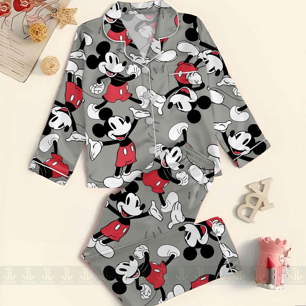 Mickey Mouse 1928 Pajamas Set Unisex Spooky Season Long & Short Styles