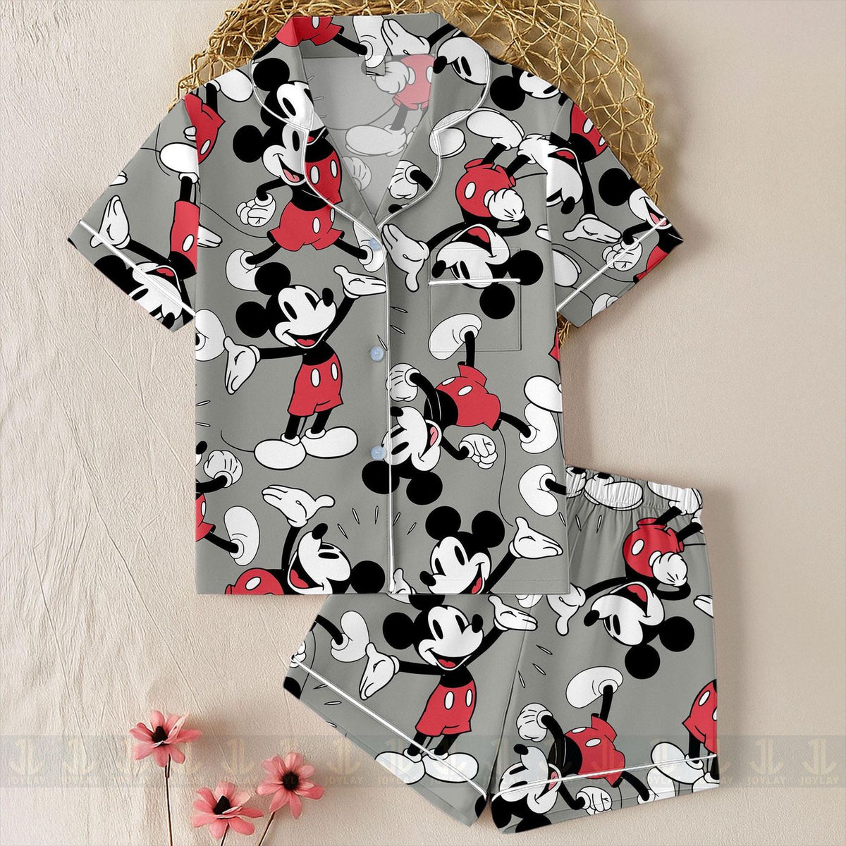 Mickey Mouse 1928 Pajamas Set Unisex Spooky Season Long & Short Styles