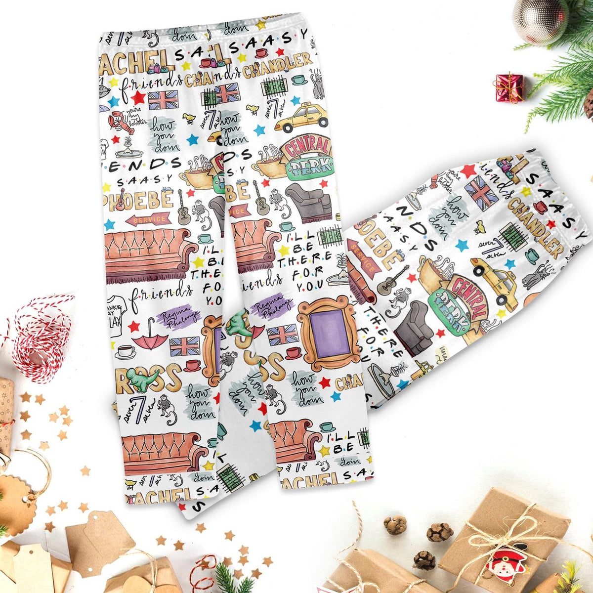 Retro-Inspired Purple Door Pajamas Set – Cozy Sleepwear Gift for Her