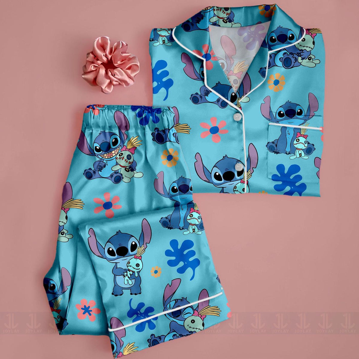 Spooky Season Stitch Ohaha Pajamas Set Unisex Long Sleeve Short Styles