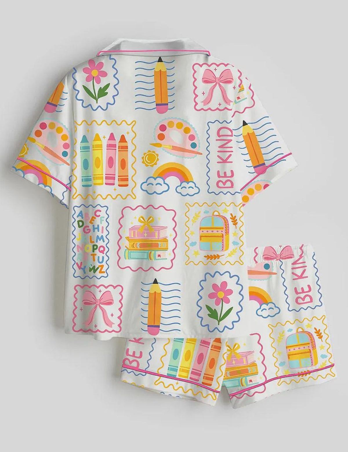 Back to School Teacher Pajama Set - Perfect Gift for Educators - Cozy Sleepwear