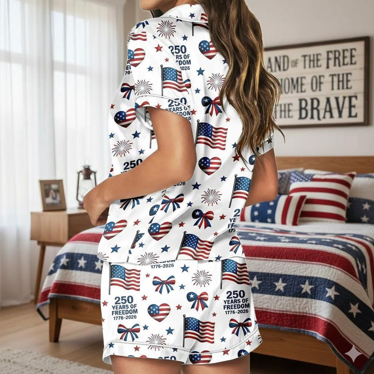 250 Years of Freedom Women s Pajama Set for USA Semiquincentennial Celebration