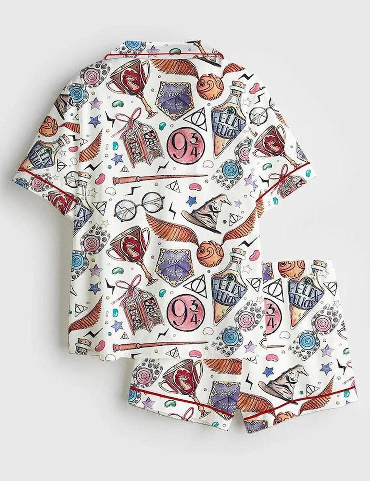 Wizard Pajamas Set Women Fantasy Sleepwear Theme